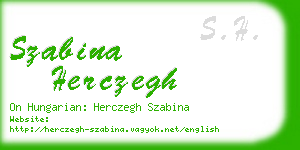 szabina herczegh business card